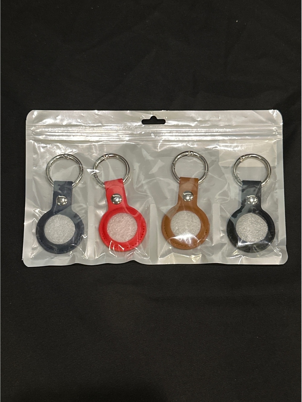 Apple AirTag keychain holders four pack